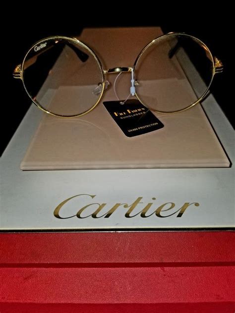 round cartier frames|cartier glasses clear frames.